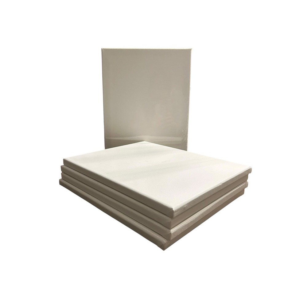 Artist 5pc Stretched Canvas Set 11x14 Blank White Painting Art Supplies
